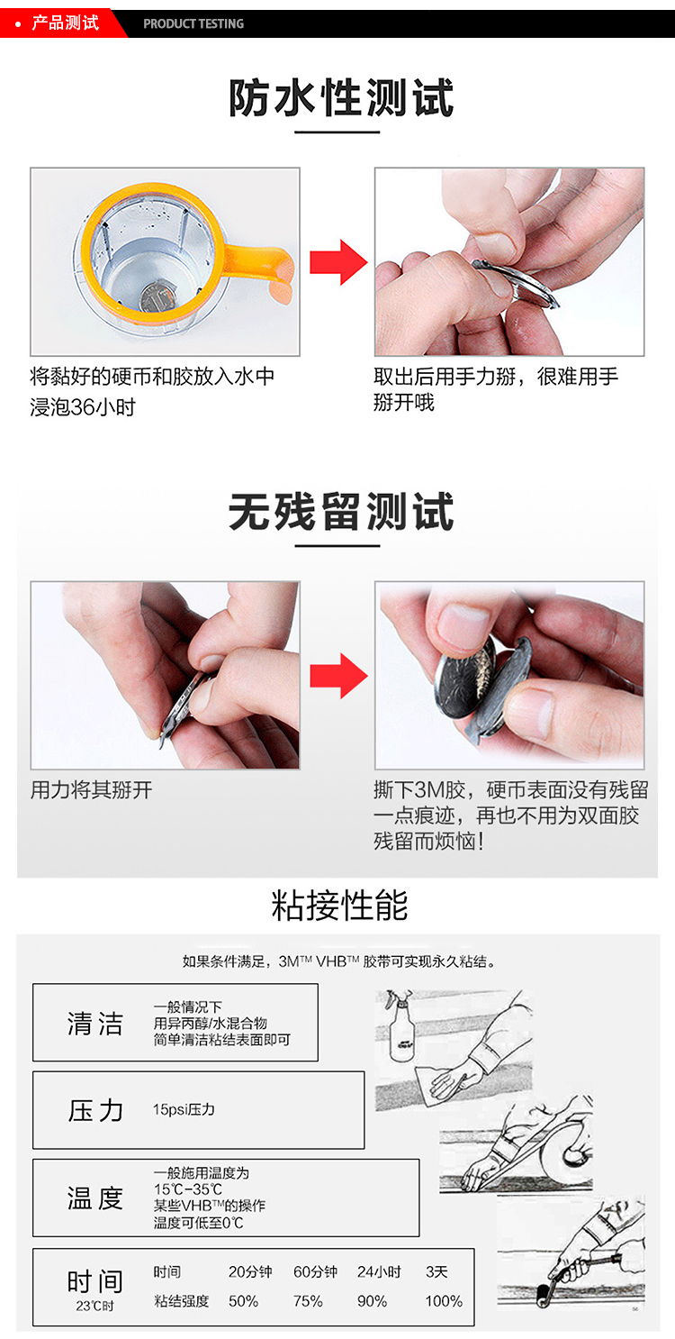 3M膠帶防水測試圖